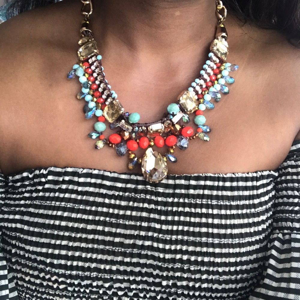 Multicolored Statement Necklace
